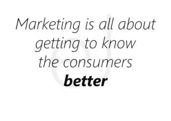 Marketing: establishing connection with the consumers